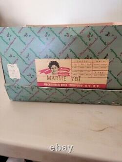 Vintage Rare Very Pretty 1969 Madame Alexander Little Women Marme Doll in box