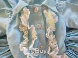 Vtg 1950s Alexander CISSY Tagged Outfit Doll Dress, Hat & Nylons Blue with Lace