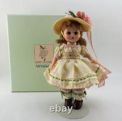 Vtg Madame Alexander 8 Doll Sweet Innocence 41985 Box Tag Metal Stand Retired