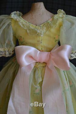 Vtg Madame Alexander Cissy 20 Doll Dress Rare #2121, with Original Slip, 1957