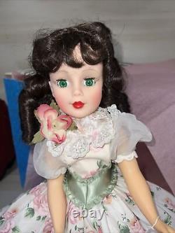Vtg Scarlette O'Hara Gone withthe Wind Madame Alexander Porcelain doll New USA