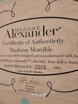 WICKED MADAME MORRIBLE DOLL LE 009/300 Broadway COA Box Madame Alexander
