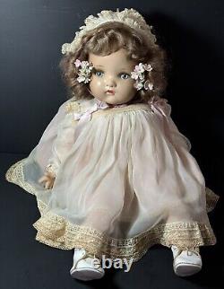 WOW NIB 1930s? 20 MADAME ALEXANDER Composition & Cloth Doll FLIRTY EYES Crier