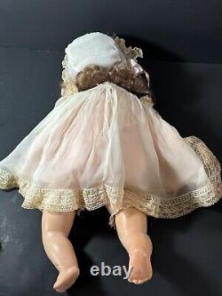 WOW NIB 1930s? 20 MADAME ALEXANDER Composition & Cloth Doll FLIRTY EYES Crier