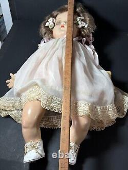 WOW NIB 1930s? 20 MADAME ALEXANDER Composition & Cloth Doll FLIRTY EYES Crier