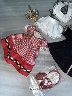 Wales Madame Alexander 8 inch dolls lot with Clothes And Accessories PreOwned